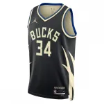 Maglia Swingman da uomo Giannis Antetokounmpo Milwaukee Bucks 2022/23 Statement Edition – Nera
