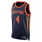 Derrick Rose New York Knicks 2022/23 Statement Edition Men's Swingman Jersey - Navy