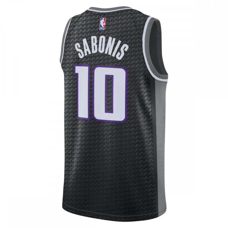 Maglia Swingman da uomo Domantas Sabonis Sacramento Kings 2022/23 Statement Edition – Nera
