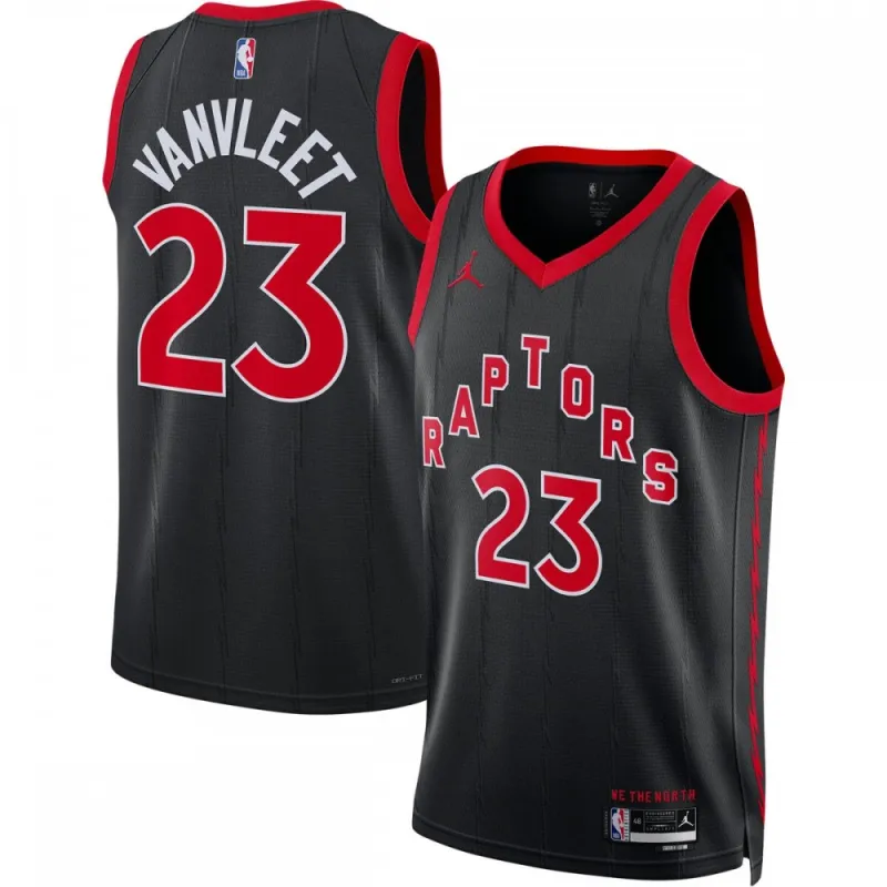 Fred VanVleet Toronto Raptors 2022/23 Statement Edition Herren Swingman Jersey - Schwarz