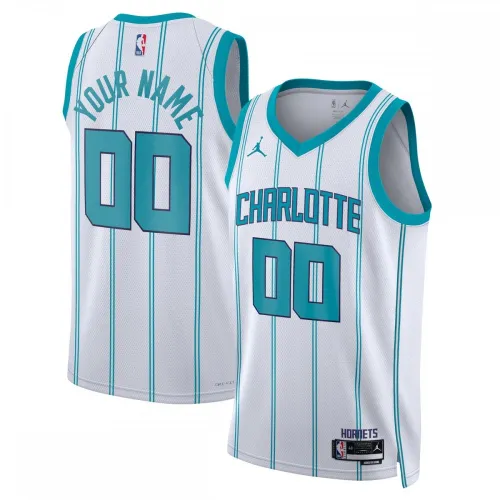Charlotte Hornets Unisex 2022/23 Swingman Custom Jersey White - Association Edition