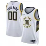 Indiana Pacers Unisex 2022/23 Swingman Custom Jersey White - Association Edition
