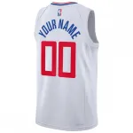 LA Clippers Unisex 2022/23 Swingman Custom Jersey Weiß - Association Edition