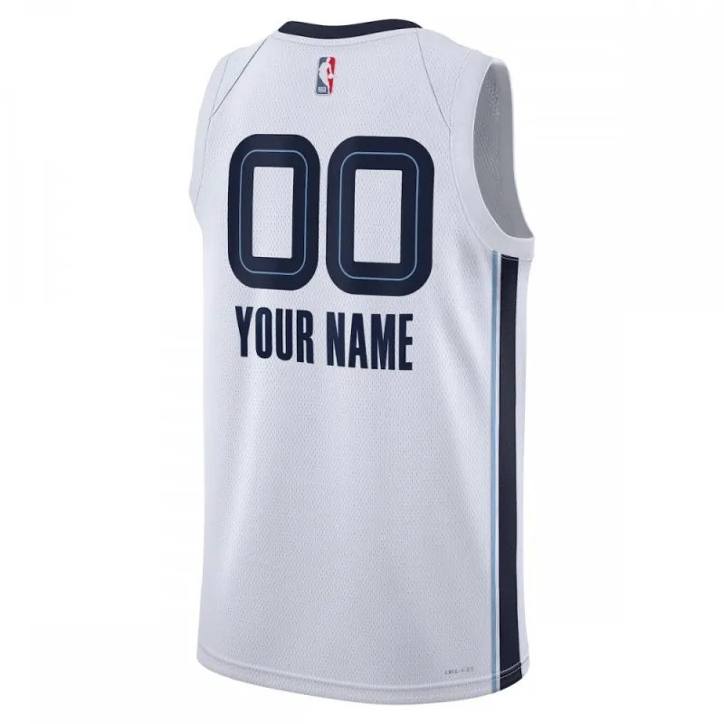 Memphis Grizzlies Unisex 2022/23 Swingman Custom Jersey White - Association Edition