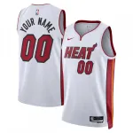 Miami Heat Nike Unisex 2022/23 Swingman Custom Jersey White - Association Edition Miami Heat Nike Unisex 2022/23 Swingman Custom Jersey White – Association Edition