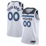 Minnesota Timberwolves Unisex 2022/23 Swingman Custom Jersey White - Association Edition