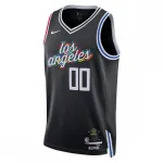 LA Clippers Unisex 2022/23 Maglia Swingman Personalizzata - Edizione Città - Nero