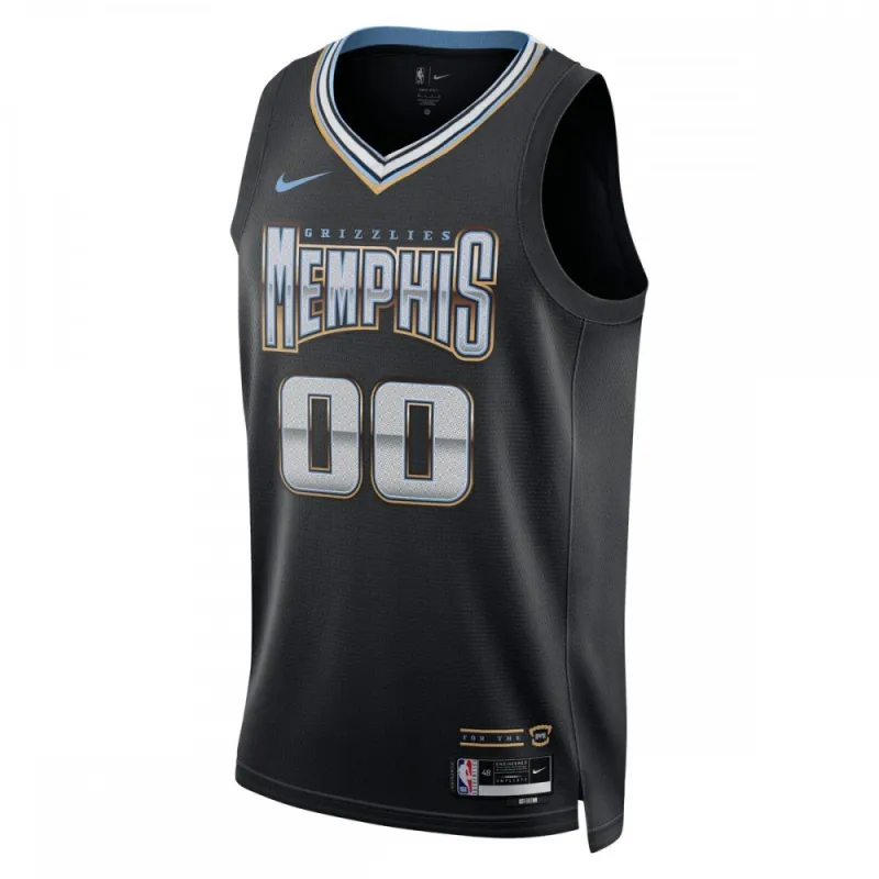 Memphis Grizzlies Unisex 2022/23 Swingman Custom Trikot - City Edition - Schwarz
