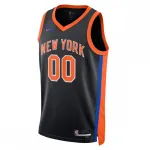 New York Knicks Unisex 2022/23 Swingman Custom Jersey - City Edition - Zwart