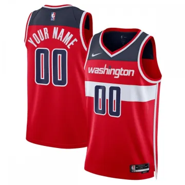 Washington Wizards Unisex 2022/23 Swingman Custom Jersey Red - Icon Edition
