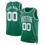 Camisa personalizada Nike unissexo dos Boston Celtics 2022/23 Swingman, verde Kelly – Edição Icon