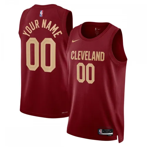 Cleveland Cavaliers Unisex 2022/23 Swingman Custom Jersey Wine - Icon Edition