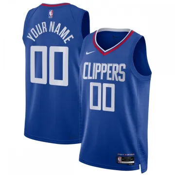 LA Clippers Unisex 2022/23 Swingman Custom Jersey Royal - Icon Edition