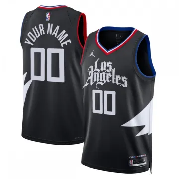 LA Clippers Unisex 2022/23 Swingman Custom Jersey - Statement Edition - Black