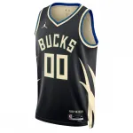 Milwaukee Bucks Unisex 2022/23 Swingman Custom Jersey - Statement Edition - Preto