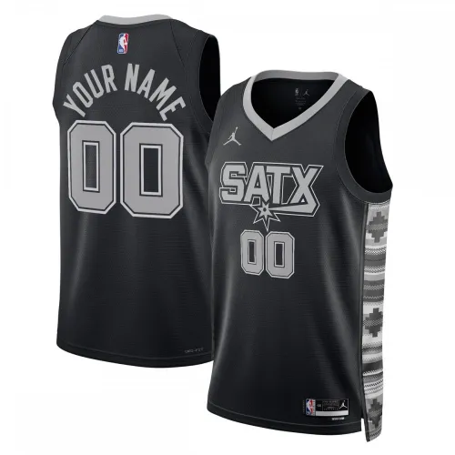 San Antonio Spurs Jersey unisexe 2022/23 Swingman Custom - Statement Edition - Noir