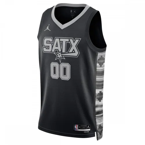 San Antonio Spurs Unisex 2022/23 Swingman Custom Jersey - Statement Edition - Black