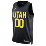 Utah Jazz Unisex 2022/23 Swingman Custom Jersey – Statement Edition – Schwarz