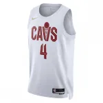 Evan Mobley Cleveland Cavaliers Unisex 2022/23 Maglia Swingman - Edizione Associazione - Bianco