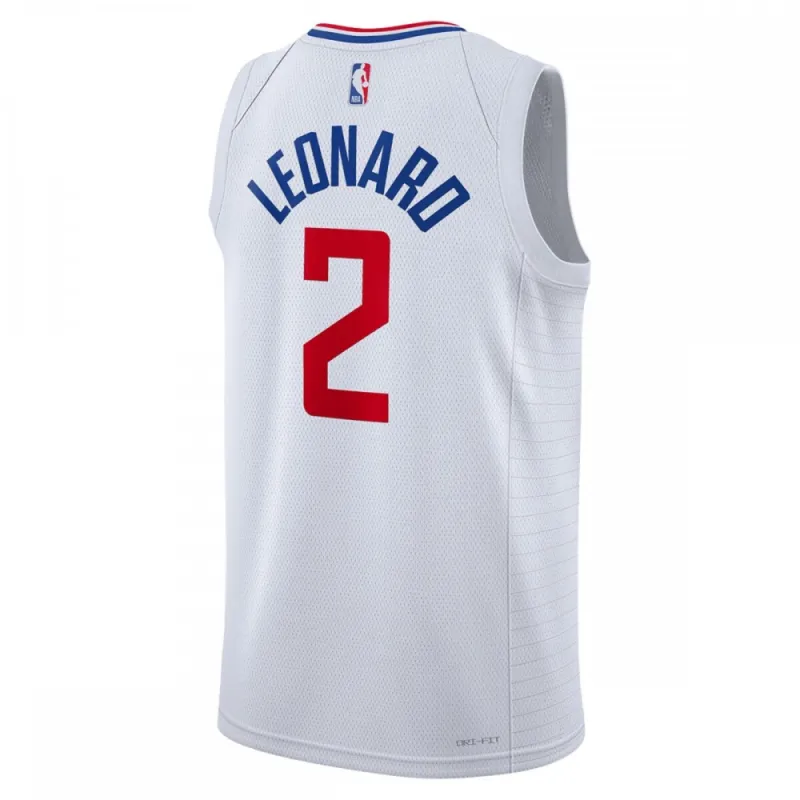 Maglia Swingman unisex Kawhi Leonard LA Clippers 2022/23 – Edizione Association – Bianca