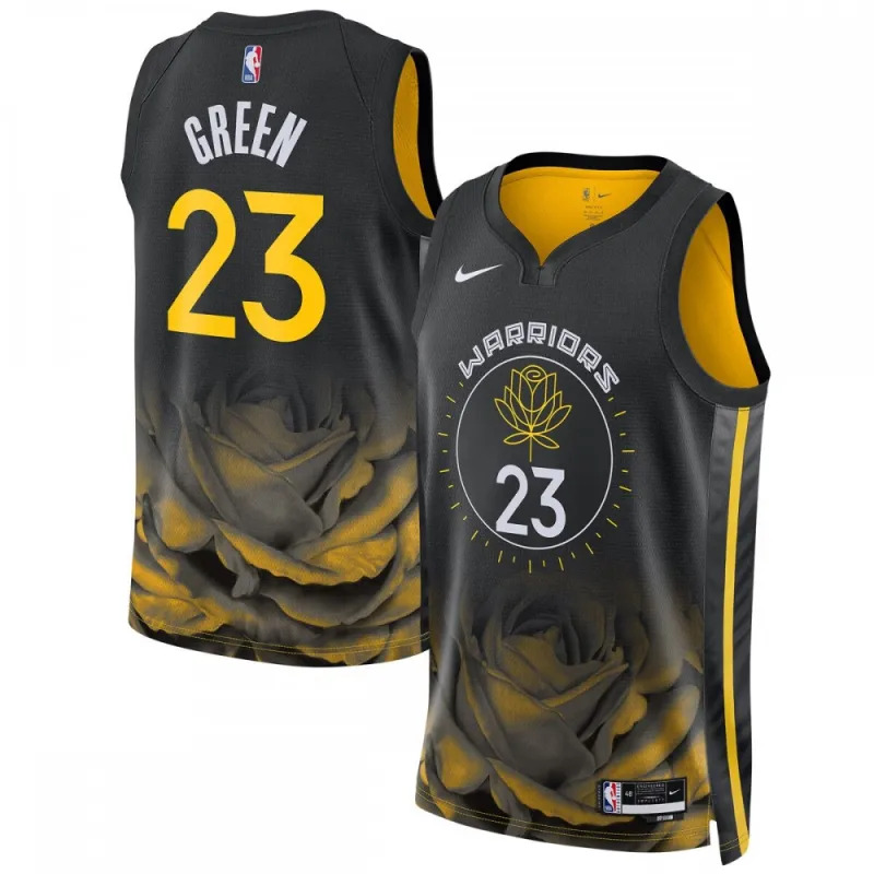 Maillot Swingman unisexe Draymond Green Golden State Warriors 2022/23 – Édition City – Noir