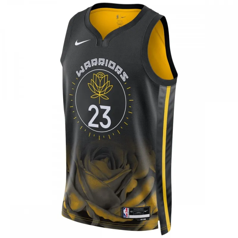 Maillot Swingman unisexe Draymond Green Golden State Warriors 2022/23 – Édition City – Noir