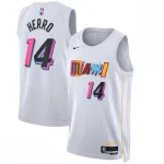 Maillot Swingman unisexe Tyler Herro Miami Heat 2022/23 - Édition City - Blanc Maillot Swingman unisexe Tyler Herro Miami Heat 2022/23 – Édition City – Blanc