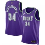 Giannis Antetokounmpo Milwaukee Bucks 2022/23 Men's Swingman Jersey Purple - Classic Edition