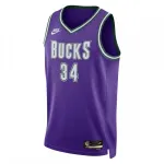 Giannis Antetokounmpo Milwaukee Bucks 2022/23 Men's Swingman Jersey Purple - Classic Edition