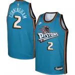 Cade Cunningham Detroit Pistons Nike Youth 2022/23 Swingman Jersey Teal - Classic Edition Cade Cunningham Detroit Pistons Nike Youth 2022/23 Swingman Jersey Teal – Classic Edition