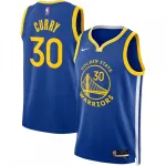 Maillot Swingman unisexe Stephen Curry Golden State Warriors 2022/23 – Édition Icon – Bleu royal