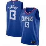Maillot Swingman unisexe Paul George LA Clippers 2022/23 – Édition Icone – Bleu Royal