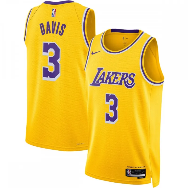 Anthony Davis Los Angeles Lakers Nike Unisex 2022/23 Swingman Jersey – Icon Edition – Gold