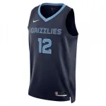 Maglia unisex Swingman 2022/23 di Ja Morant dei Memphis Grizzlies - Icon Edition - Blu navy