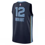 Maglia unisex Swingman 2022/23 di Ja Morant dei Memphis Grizzlies - Icon Edition - Blu navy