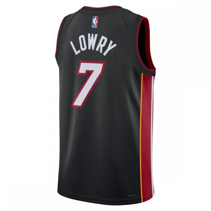 Kyle Lowry Miami Heat Unisex Swingman-shirt 2022/23 – Icon Edition – Zwart