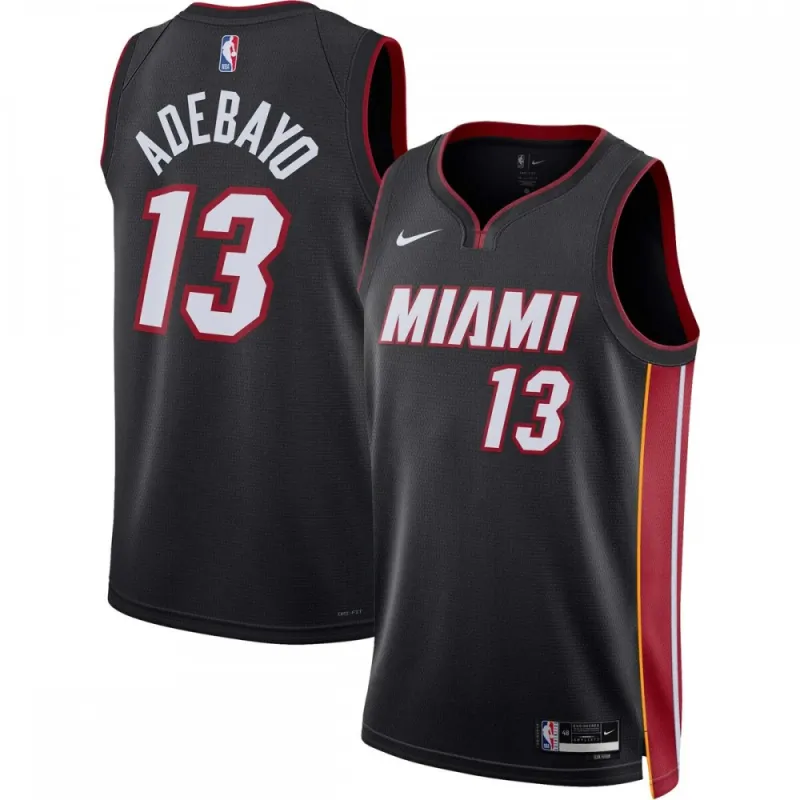 Bam Adebayo Miami Heat Nike Unisex 2022/23 Swingman Jersey – Icon Edition – Black
