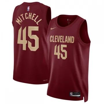 Donovan Mitchell Cleveland Cavaliers Unisex 2022/23 Swingman Jersey - Icon Edition - Burgundy