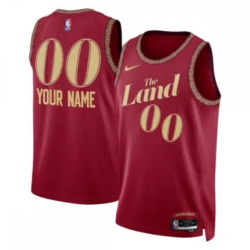 Cleveland Cavaliers Unisexe 2023/24 Custom Swingman Jersey - Wine - City Edition