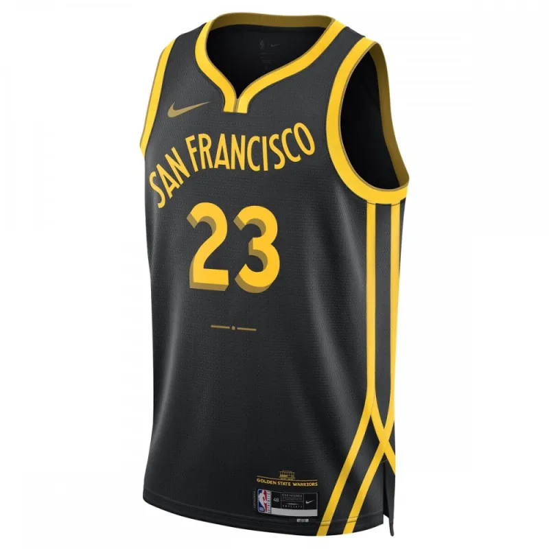 Camiseta unisex Swingman Draymond Green de los Golden State Warriors 2023/24 – Negra – Edición Ciudad