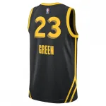 Camiseta unisex Swingman Draymond Green de los Golden State Warriors 2023/24 – Negra – Edición Ciudad