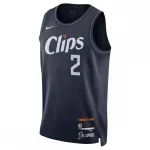 Kawhi Leonard LA Clippers Unisex 2023/24 Maglia Swingman - Navy - City Edition