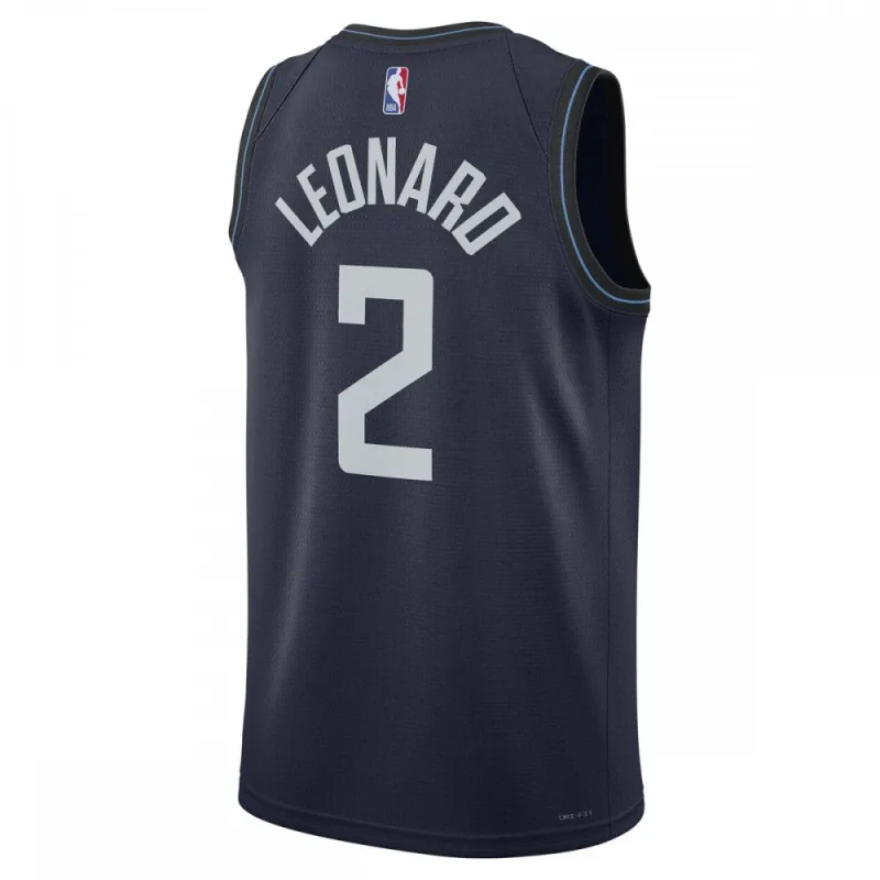 Kawhi Leonard LA Clippers Unisex 2023/24 Maglia Swingman - Navy - City Edition