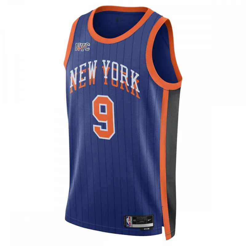 RJ Barrett New York Knicks Unisex 2023/24 Swingman Jersey – Blue – City Edition