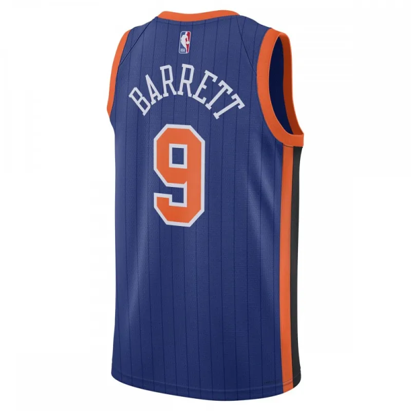 RJ Barrett New York Knicks Unisex 2023/24 Swingman Jersey – Blue – City Edition