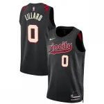Damian Lillard Portland Trail Blazers Unisex 2023/24 Swingman Jersey - schwarz - Stadt Edition Damian Lillard Portland Trail Blazers Unisex 2023/24 Swingman Jersey - Schwarz - City Edition