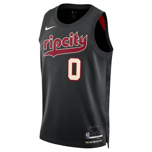 Damian Lillard Portland Trail Blazers Unisex 2023/24 Swingman Jersey - Schwarz - City Edition