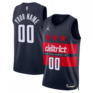 Washington Wizards Unisex 2024/25 Custom Swingman Jersey - Statement Edition - Navy