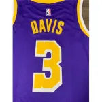 Men’s Los Angeles Lakers Anthony Davis #3 Purple Swingman Jersey – Statement Edition
