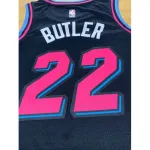 Men’s Miami Heat Jimmy Butler #22 Black 19-20 Swingman Jersey – City Edition
